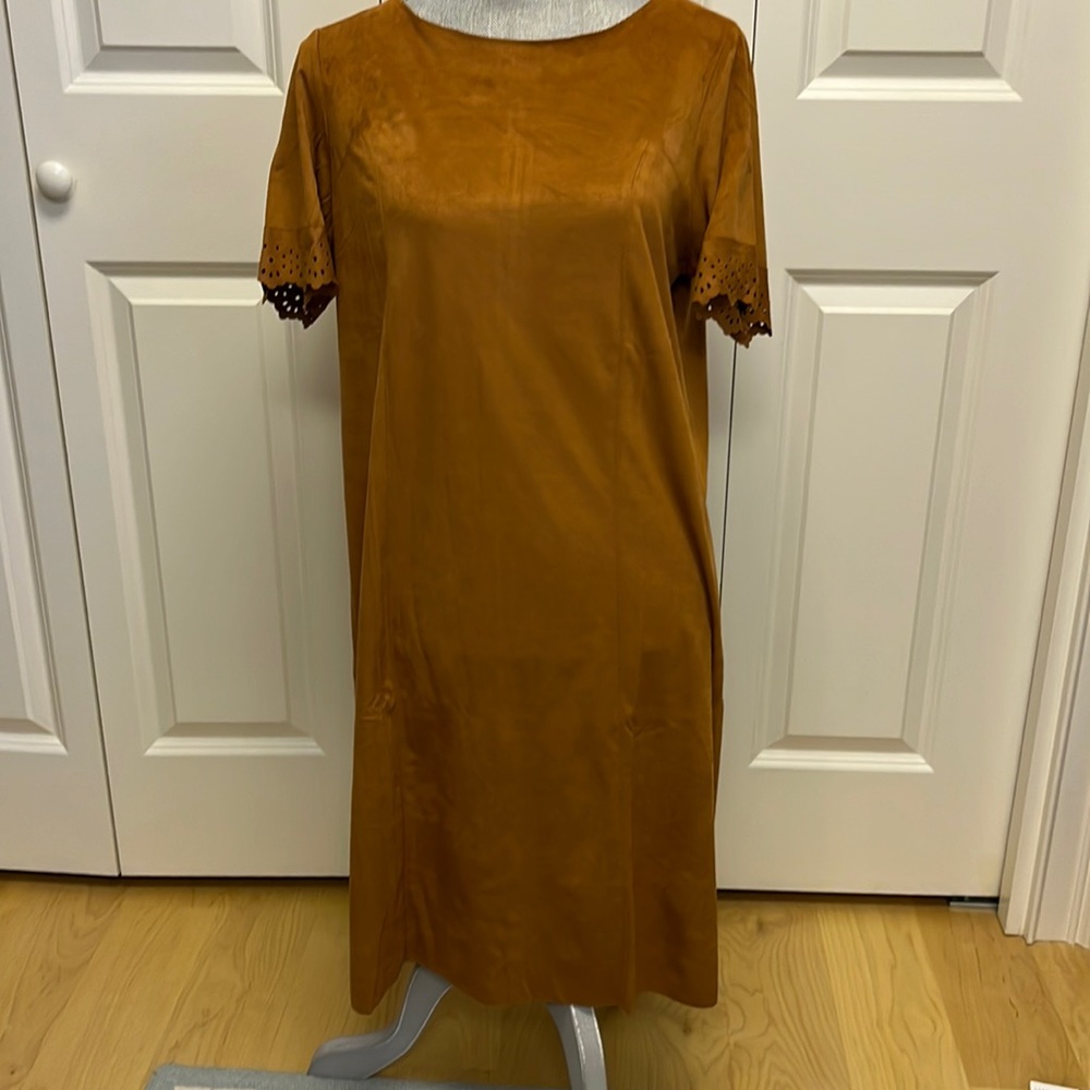 Dress Faux suede look by Signature Collection sz M.